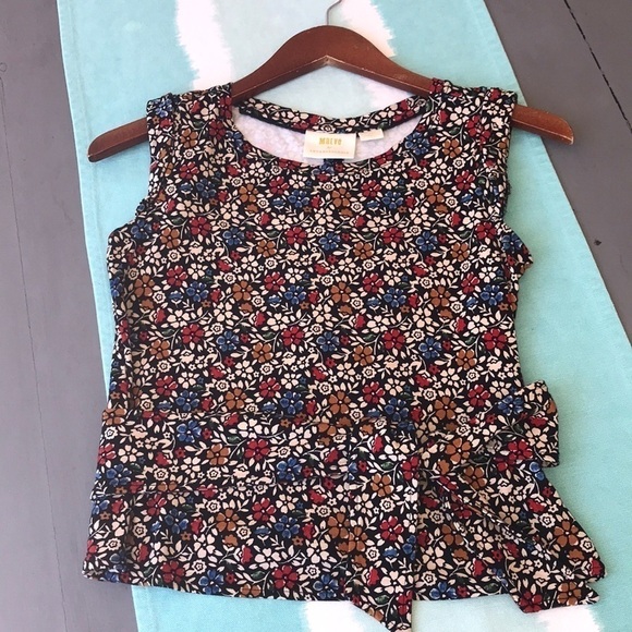 Maeve Tops - Maeve by Anthropologie Floral Print Wrap‎ Top
